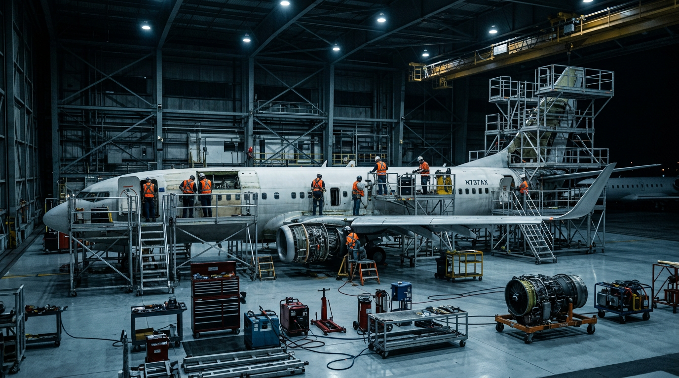 Boeing 737 en Check C